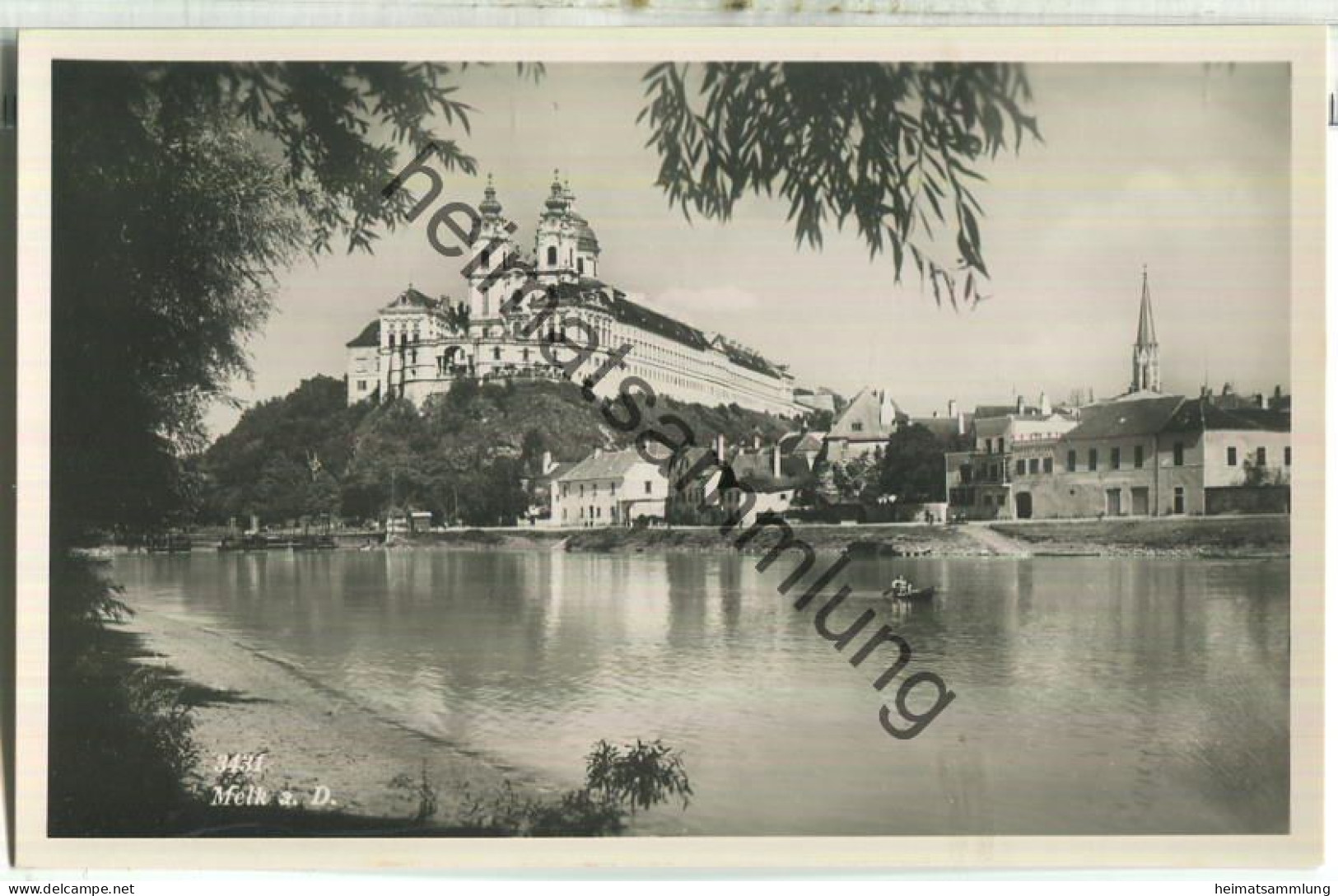 Melk An Der Donau - Foto-Ansichtskarte - Postkartenverlag Donauland Wien - Melk