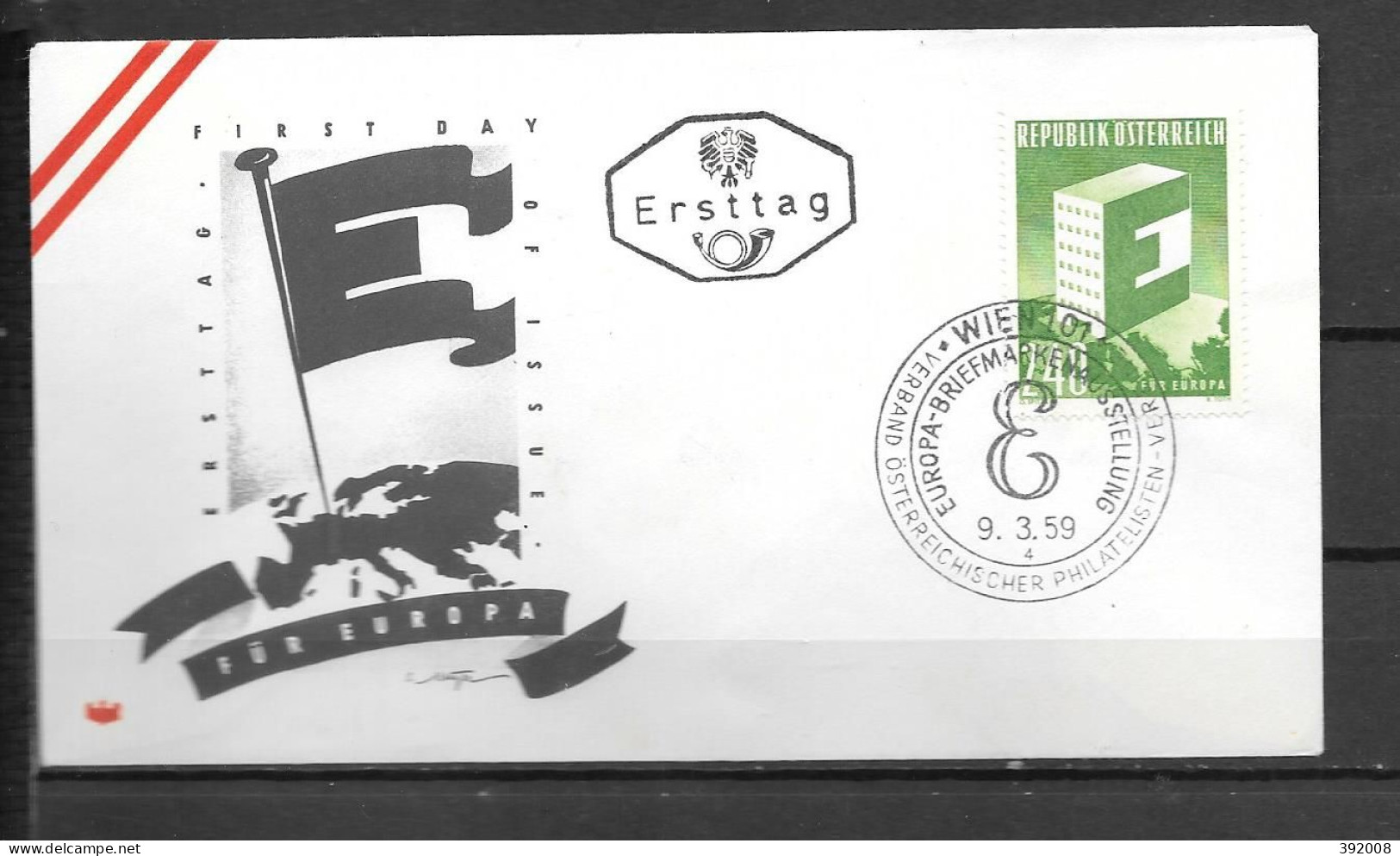 1959 - FDC - AUTRICHE - 8 - 1 - 1959