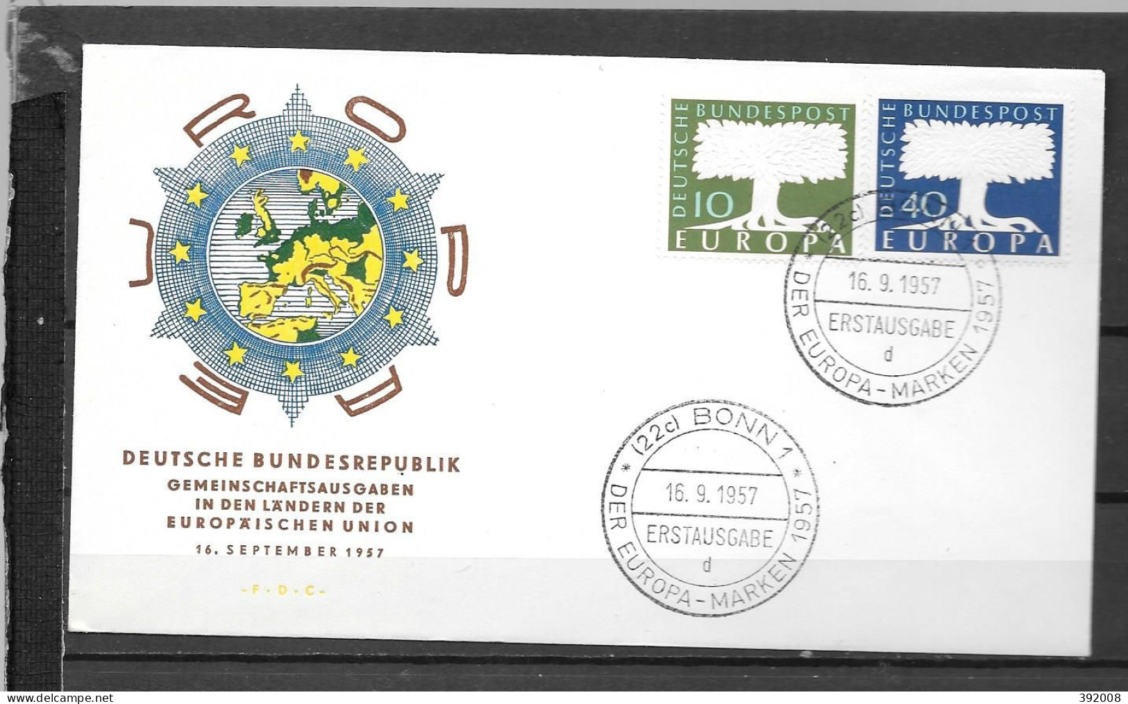 1957 - FDC - ALLEMAGNE - 1 - 1957