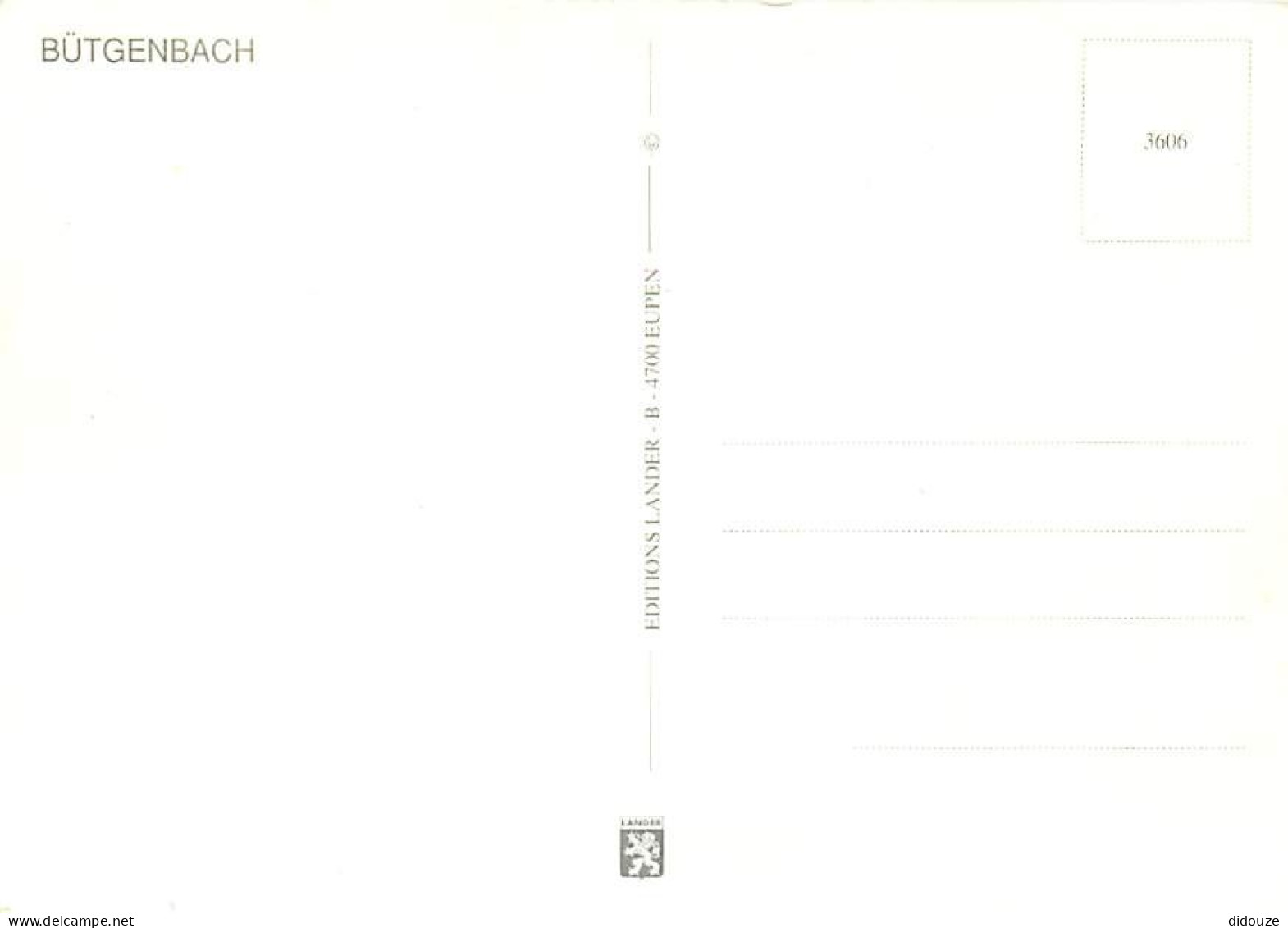 Belgique - Buetgenbach - Multivues - CPM - Voir Scans Recto-Verso - Bütgenbach