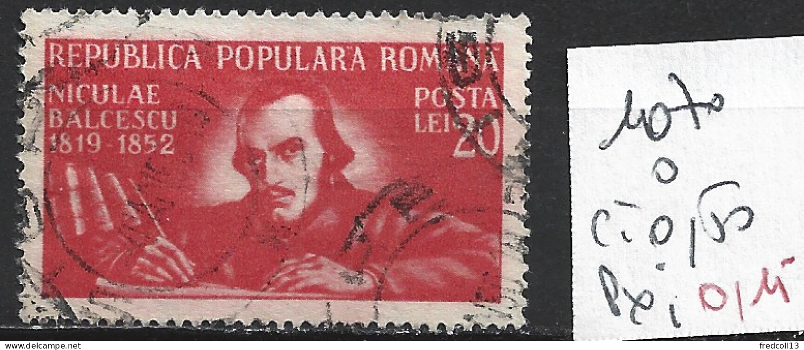 ROUMANIE 1070 Oblitéré Côte 0.50 € - Used Stamps