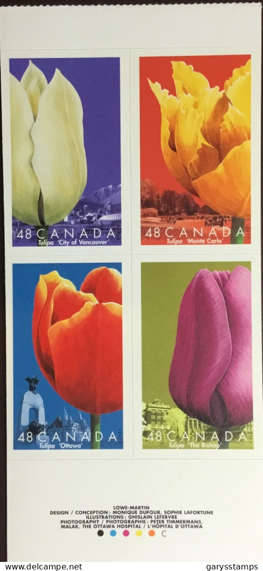 Canada 2002 Tulips Flowers MNH - Other & Unclassified
