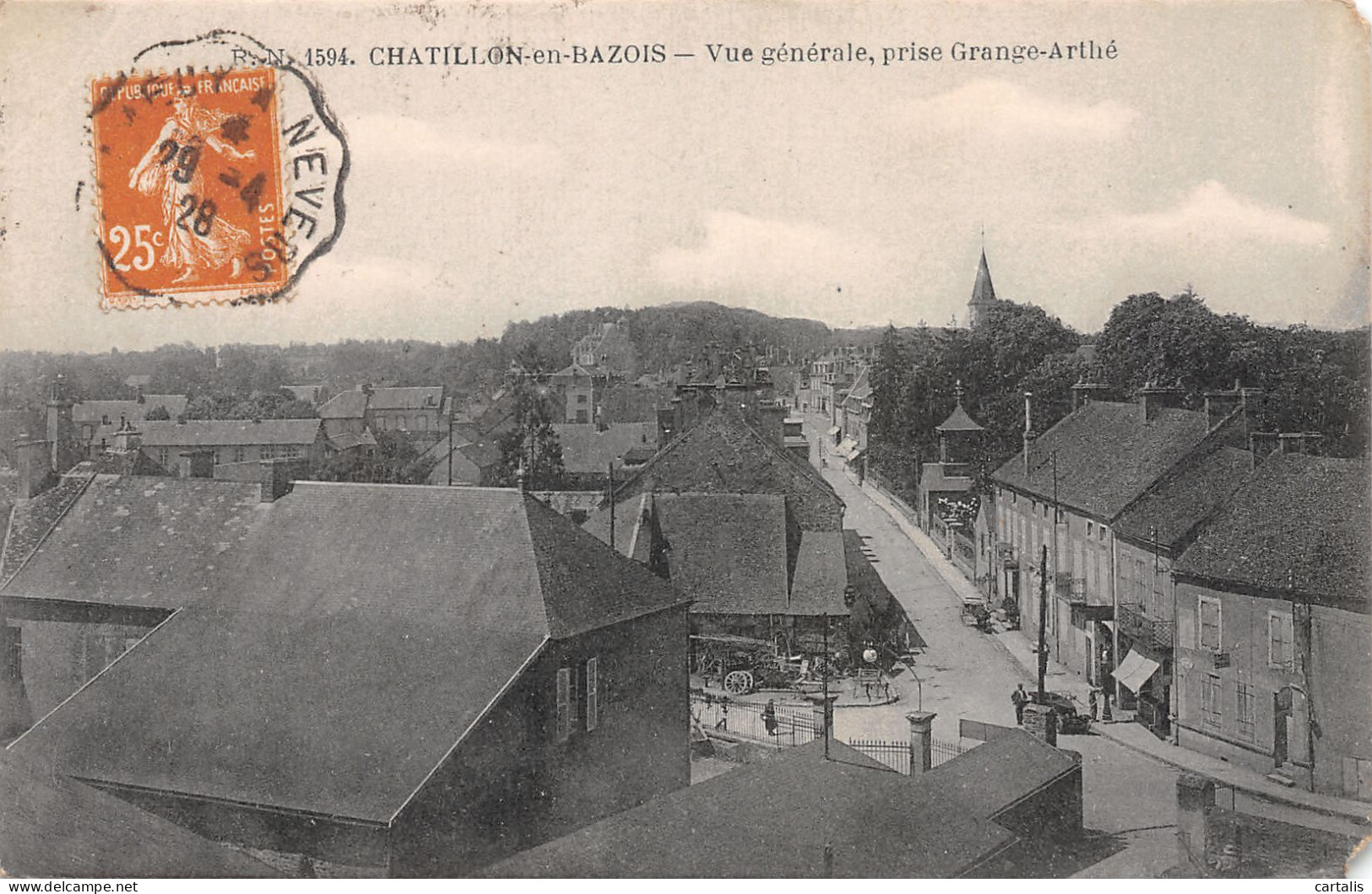 58-CHATILLON EN BAZOIS-N°3792-D/0045 - Chatillon En Bazois