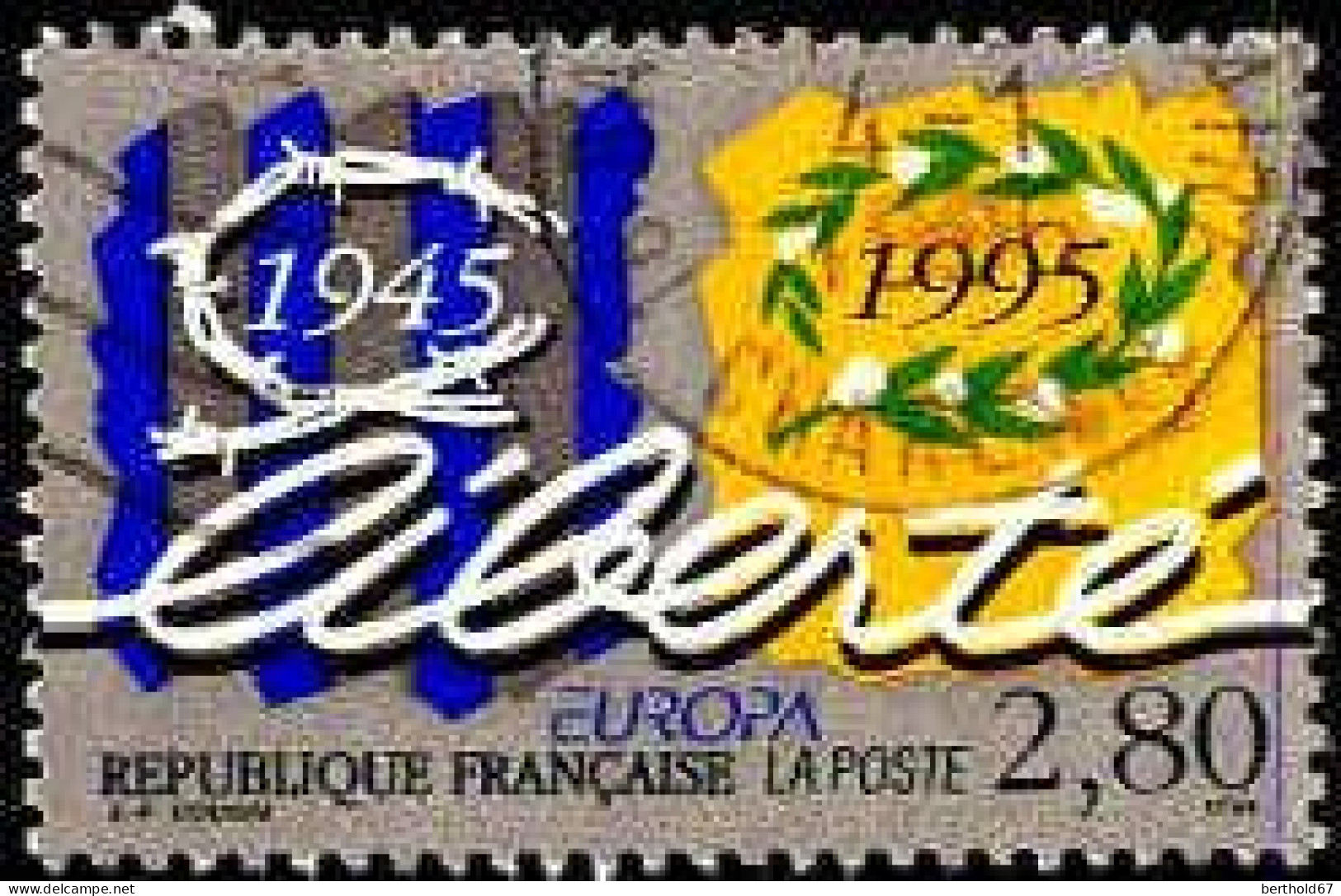 France Poste Obl Yv:2941 Mi:3084 Europa Liberté (TB Cachet Rond) - Oblitérés