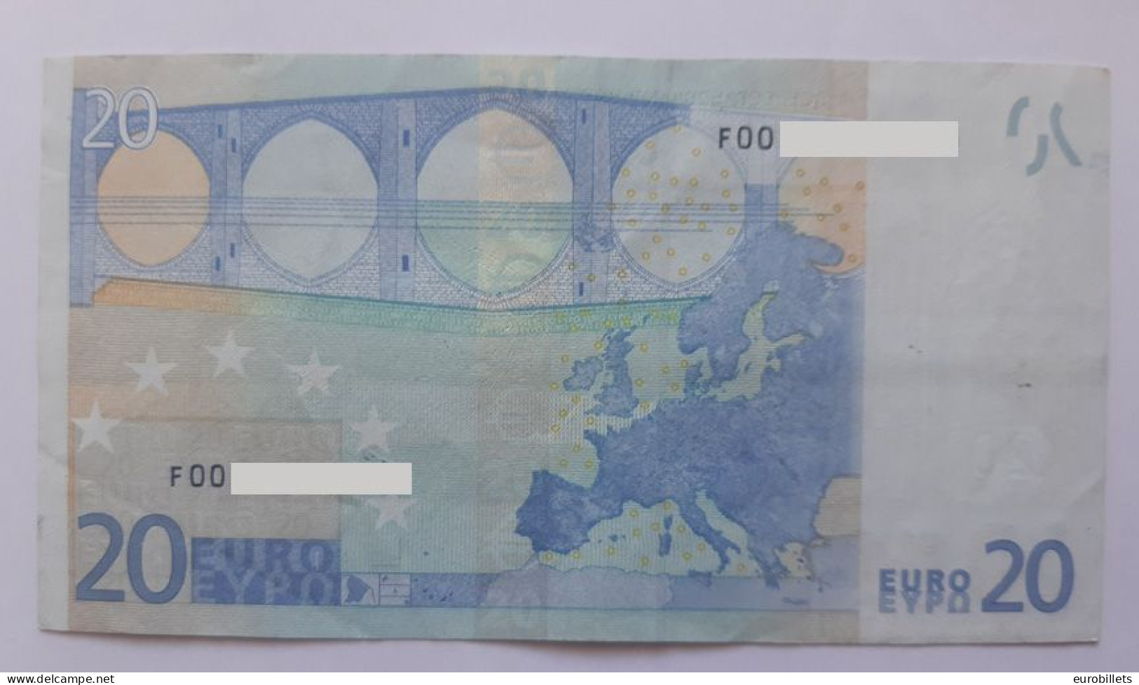 RARE 20€ MALTA F - G008 (circulate) - 20 Euro