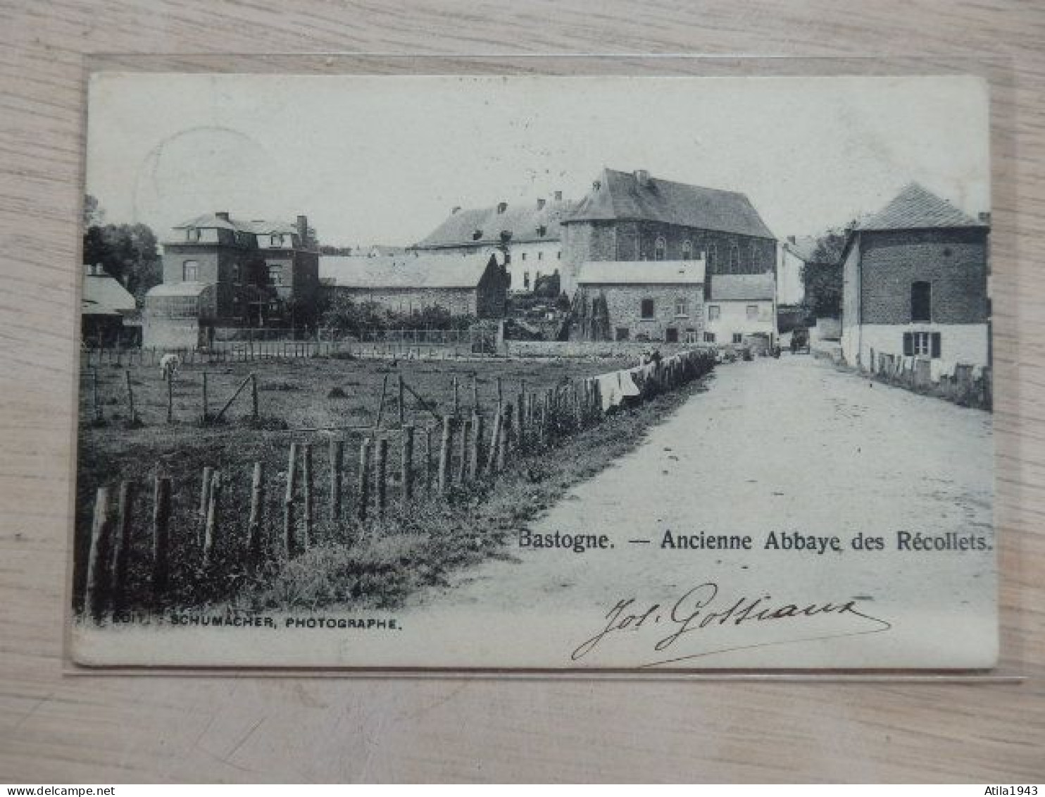 Bastogne - Ancienne Abbaye Des Récollets - Photographe: Schumacher - Circulé: 1904 - 2 Scans - Bastogne