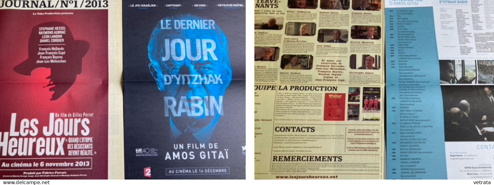 Cinéma/Présentation De Films : 13 Documents  (7 Plaquettes 4 Pages -2 Plaquettes 8 Pages - 1 Plaquette 12 Pages & 2  Ave - Altri & Non Classificati