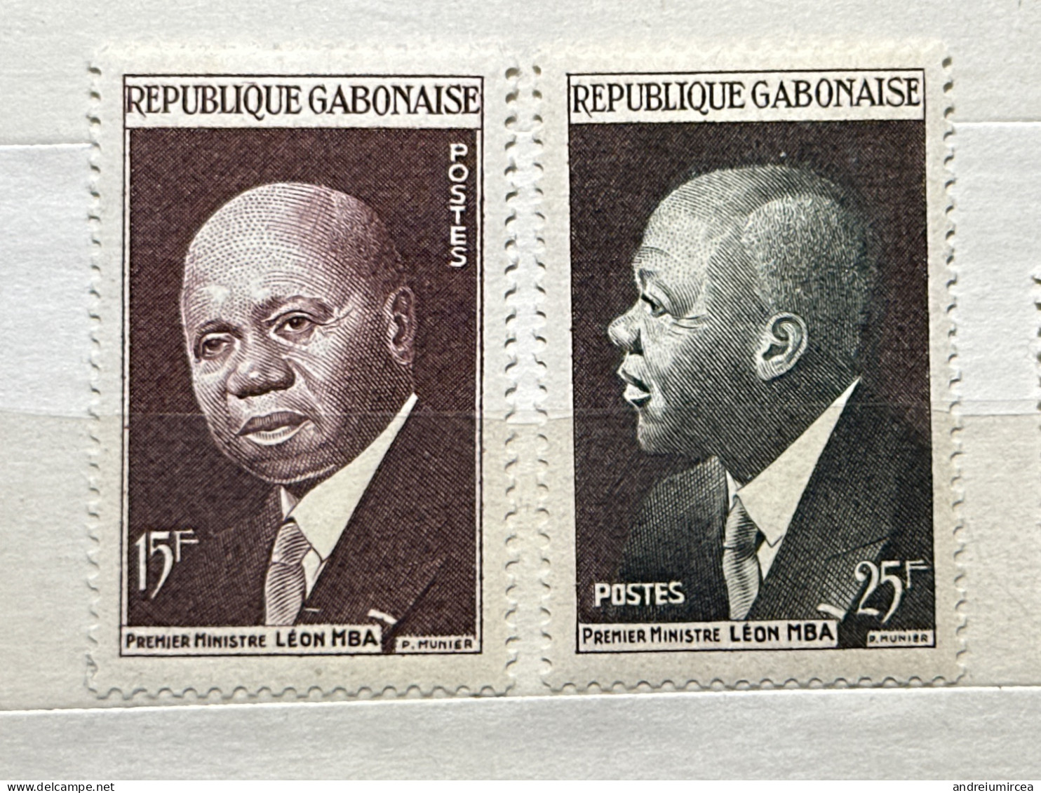 MNH Premier Ministre Léon Mba - Gabón (1960-...)