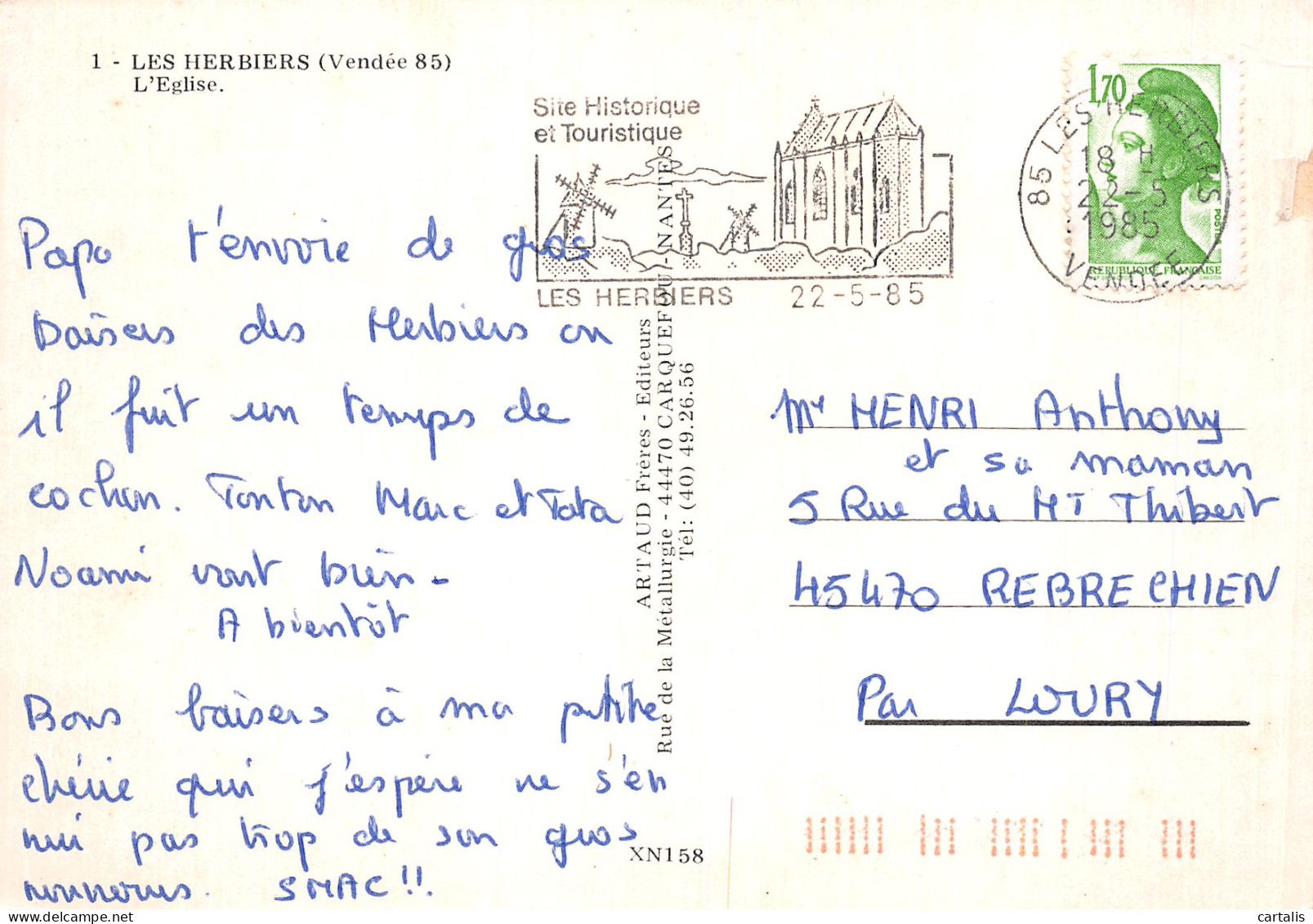 85-LES HERBIERS-N°3837-D/0283 - Les Herbiers