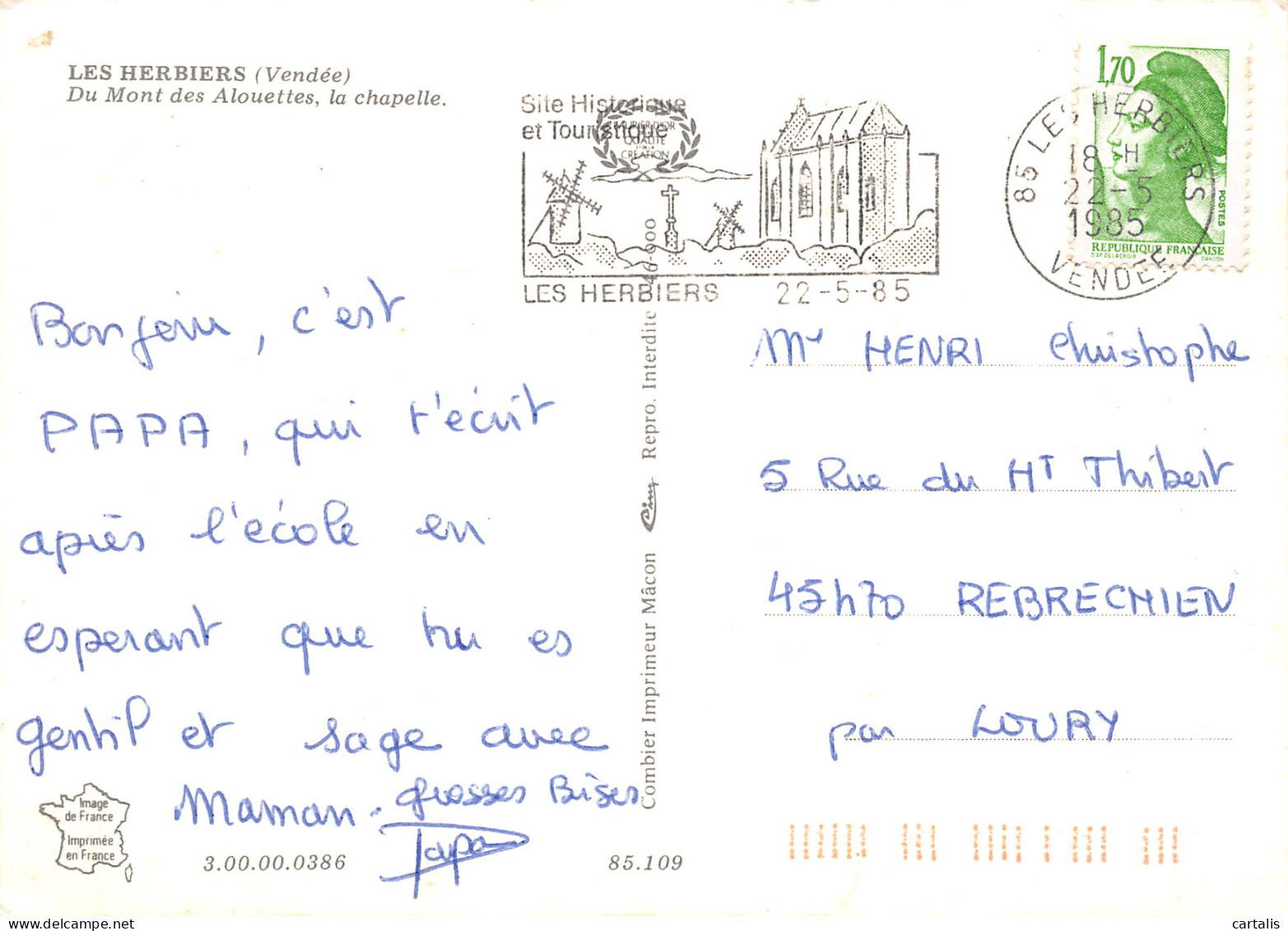 85-LES HERBIERS-N°3837-D/0281 - Les Herbiers