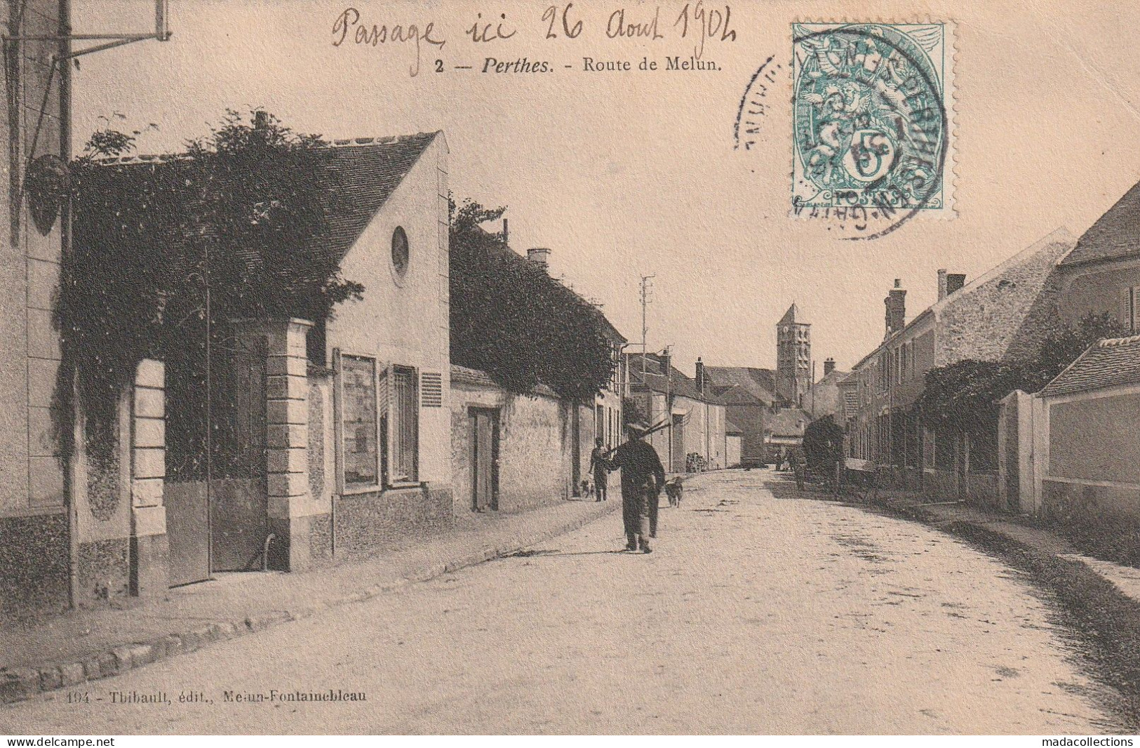 Perthes (77 - Seine Et Marne) Route De Melun - Perthes