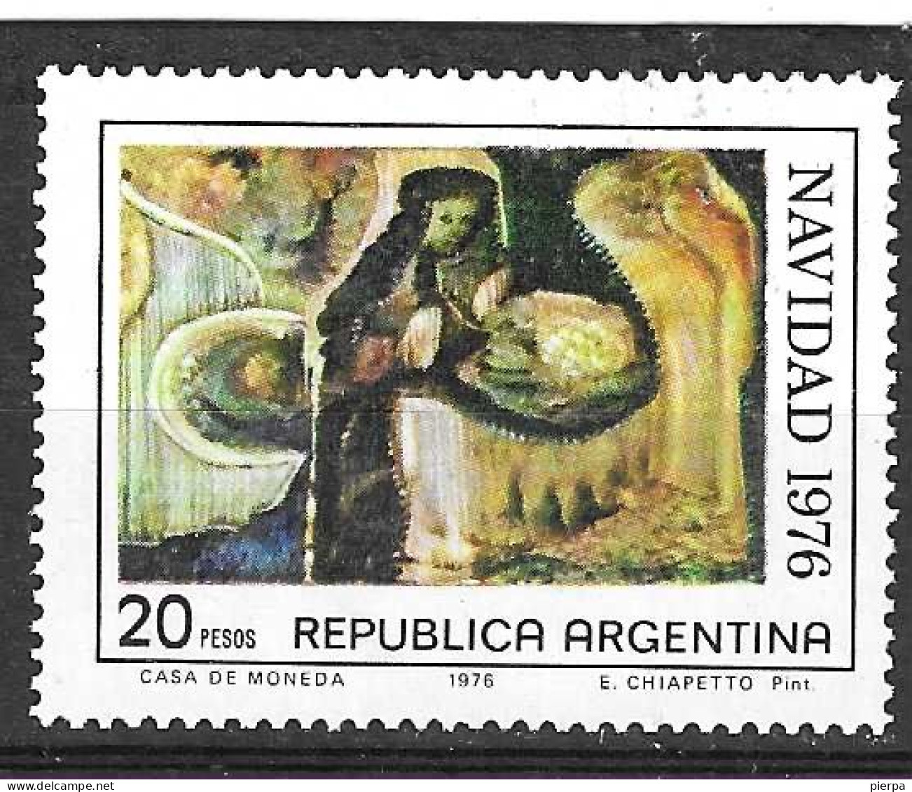 ARGENTINA - 1976 - NATALE -  NUOVO MNH** (YVERT 1074 - MICHEL 1287) - Unused Stamps