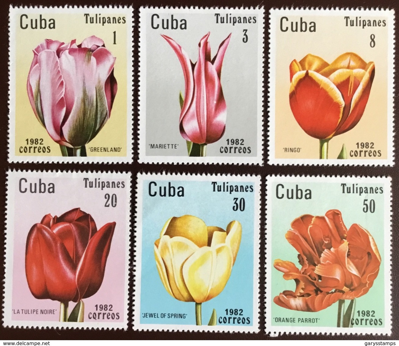 Cuba 1982 Tulips Flowers MNH - Other & Unclassified