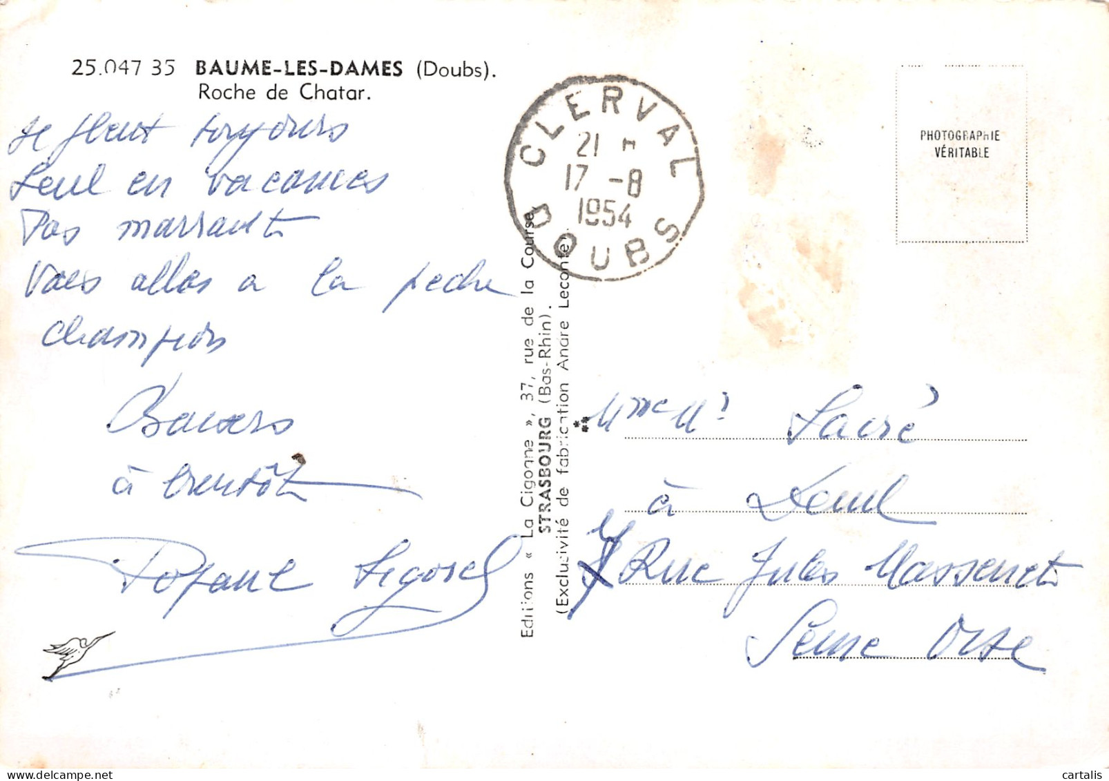 25-BAUME LES DAMES-N°3842-B/0059 - Baume Les Dames