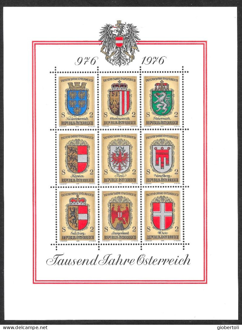 Austria/Autriche: Stemmi Di Province, Coats Of Arms Of Provinces, Armoiries Des Provinces - Briefmarken