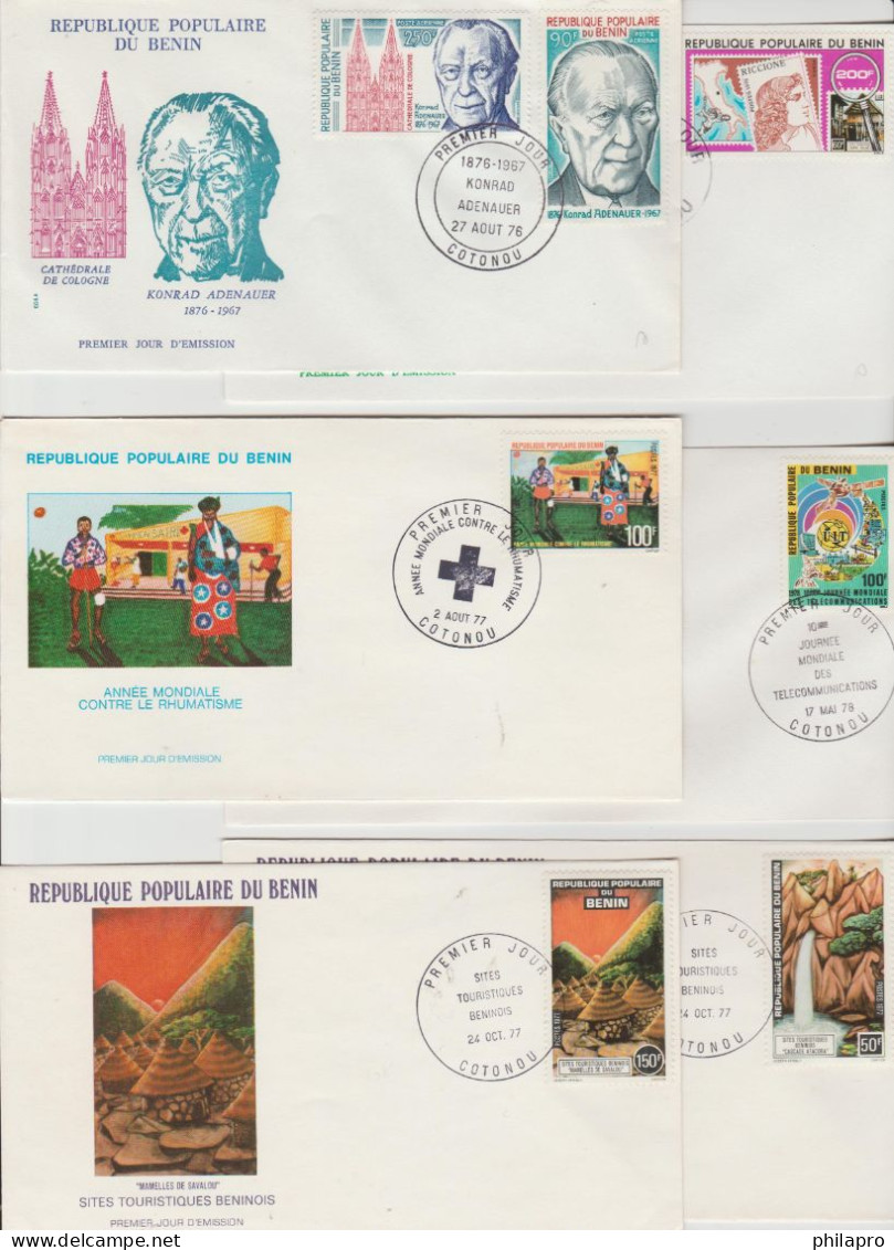 BENIN  Lot 12   FDC  VF  Réf  T 1472 - Bénin – Dahomey (1960-...)