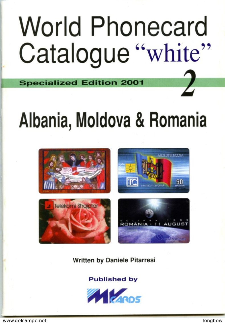 Word Phonecard Catalogue White N° 2 - Albania Moldova & Romania - Livres & CDs