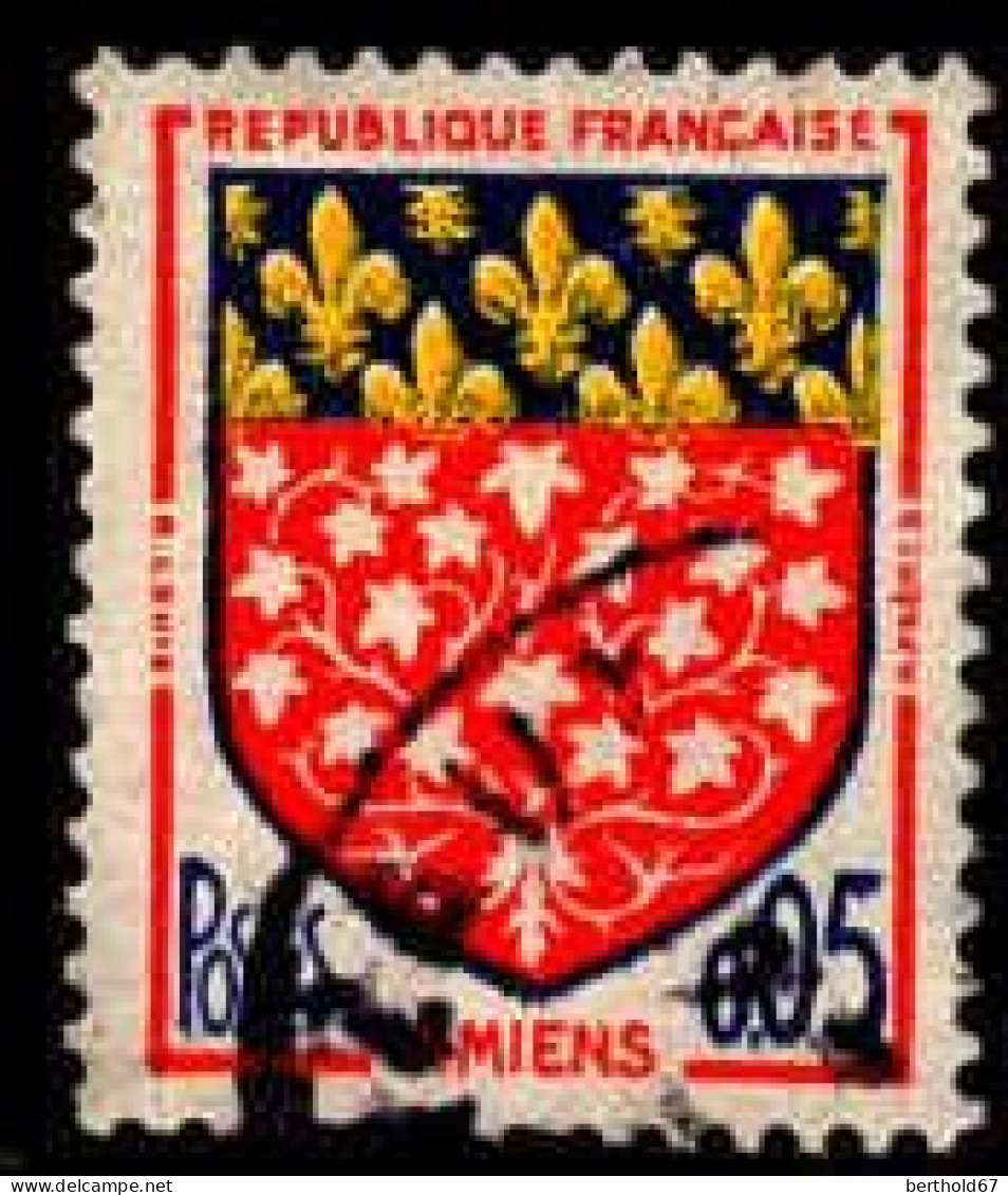 France Poste Obl Yv:1352 Mi:1406 Armoiries D'Amiens (Beau Cachet Rond) (Thème) - Timbres