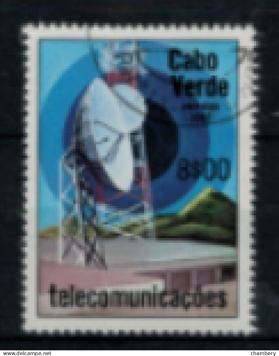 Cap-Vert - "Télécommunication : Station De Transmission" - Oblitéré N° 449 De 1981 - Cape Verde