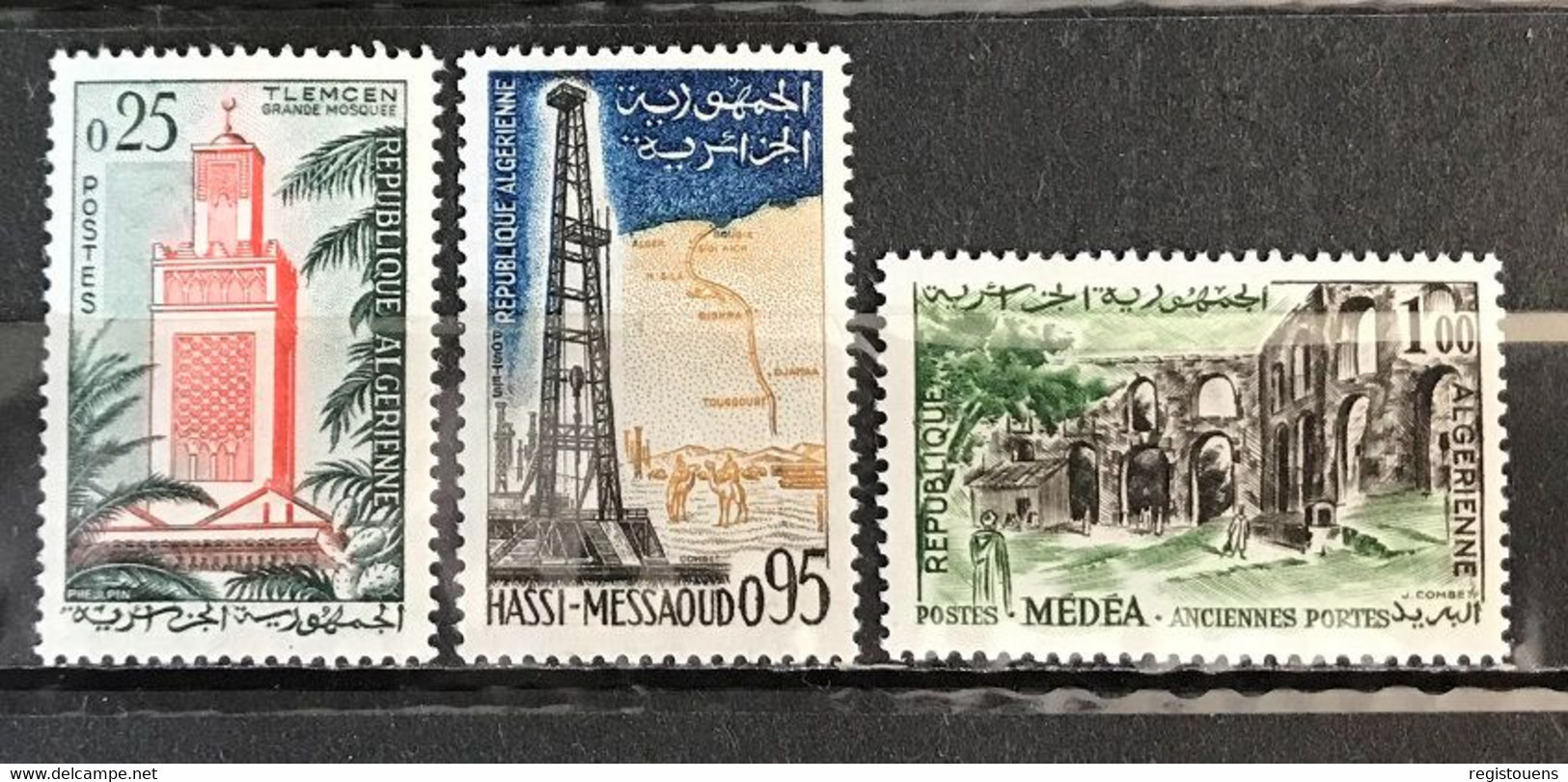 Lot De 3 Timbres Neufs** Algérie 1962 - Unused Stamps