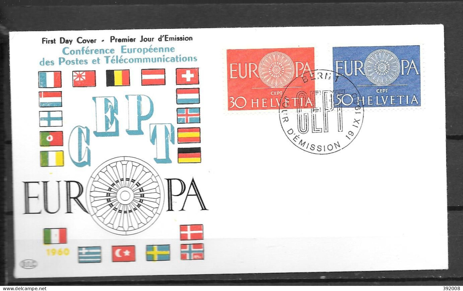 1960 - FDC - Suisse - 27 - 6 - 1960