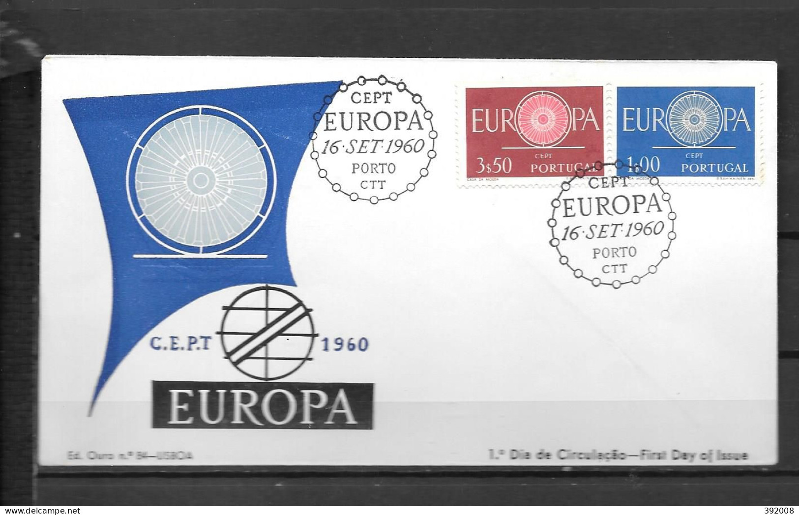 1960 - FDC - Portugal - 25 - 5 - 1960