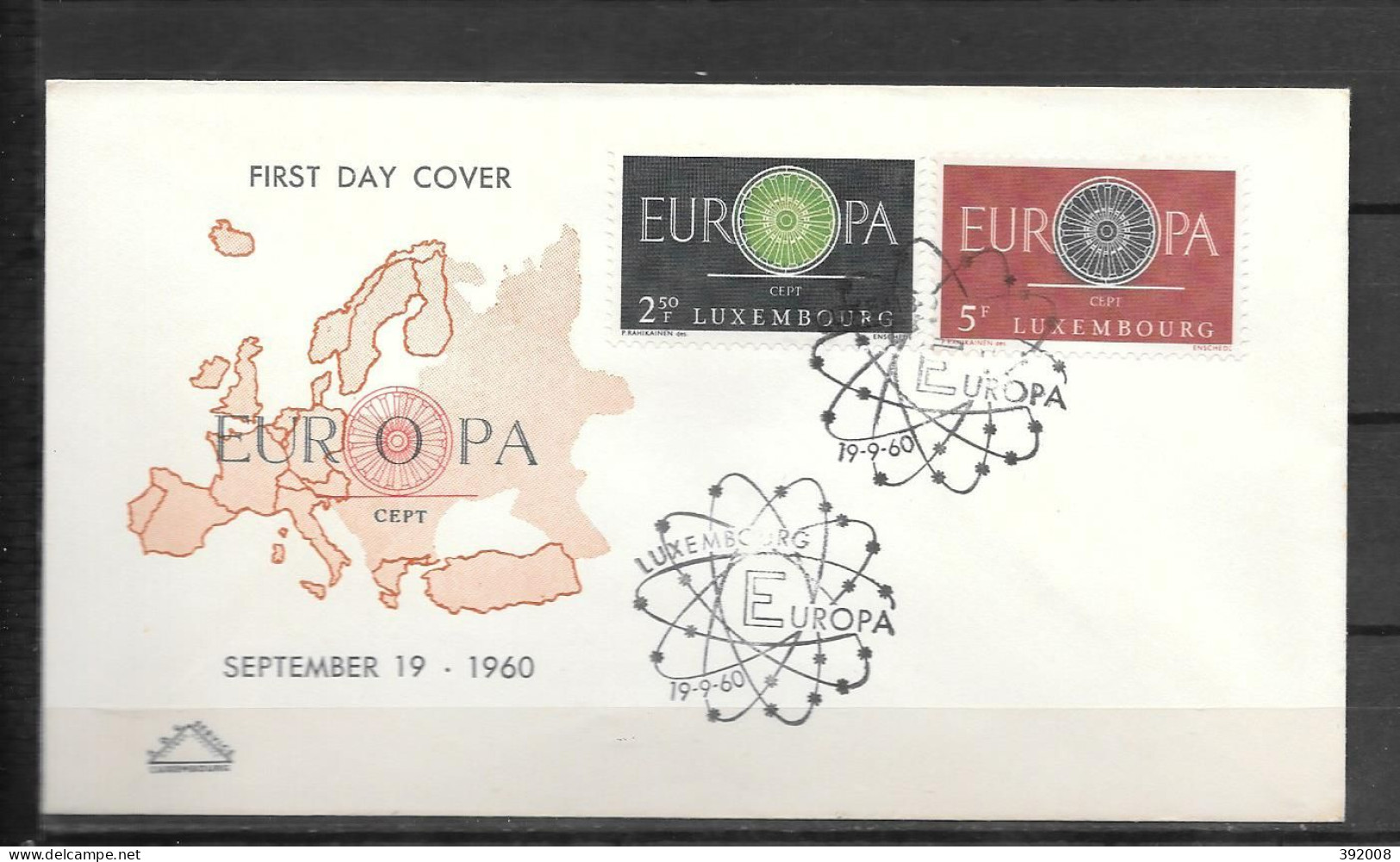 1960 - FDC - Luxembourg - 23 - 5 - 1960