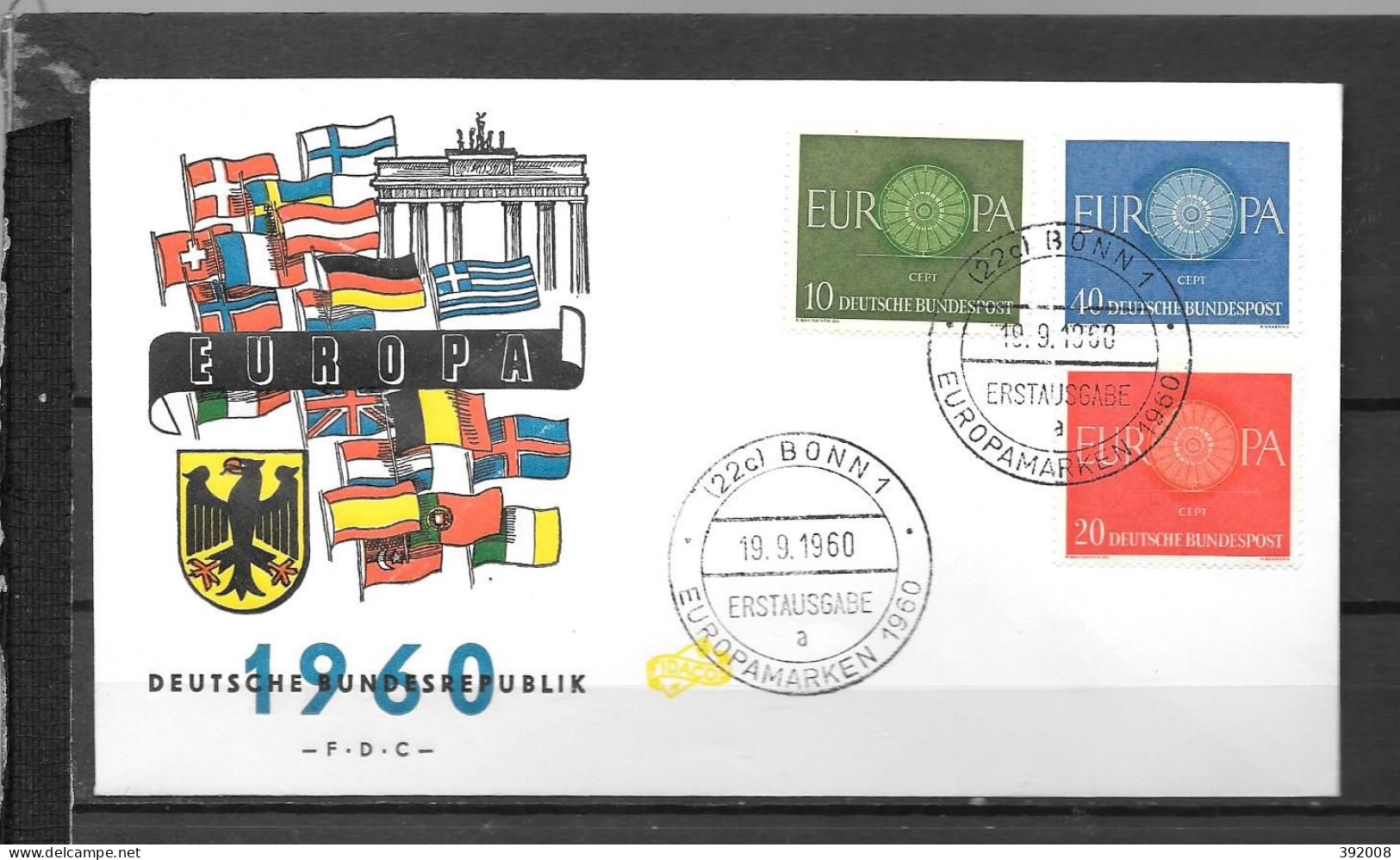1960 - FDC - ALLEMAGNE - 14 - 7 - 1960