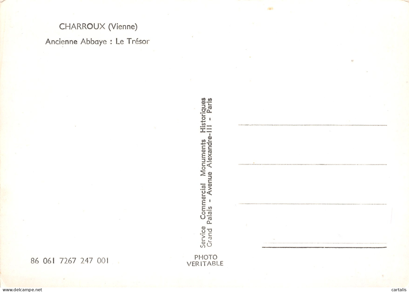 86-CHARROUX-N°3844-C/0393 - Charroux