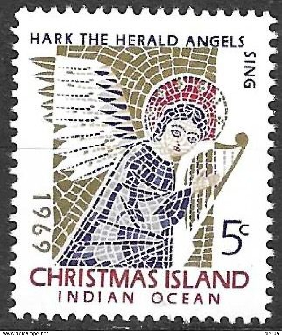 CHRISTMAS ISLAND - 1969 - NATALE -  NUOVO MNH** (YVERT 34 - MICHEL 32) - Christmas Island