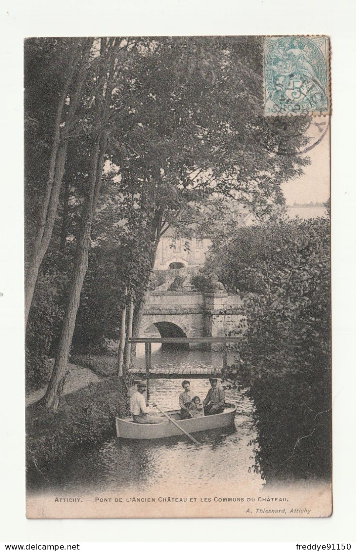 60 . Attichy . Pont De  L'ancien Chateau Et Les Communs . 1905 - Attichy