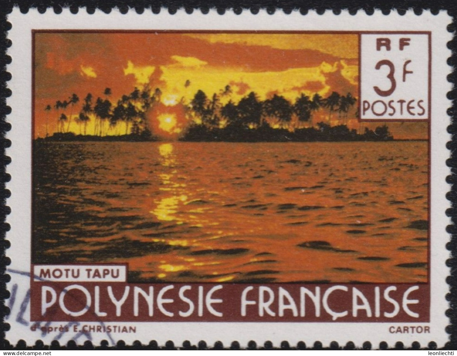 1985 Französisch-Polynesien ° Yt:PF 253, Mi:PF 280 IIC, Sn:PF 440, Sg:PF 470, Motu Tapu - Gebraucht