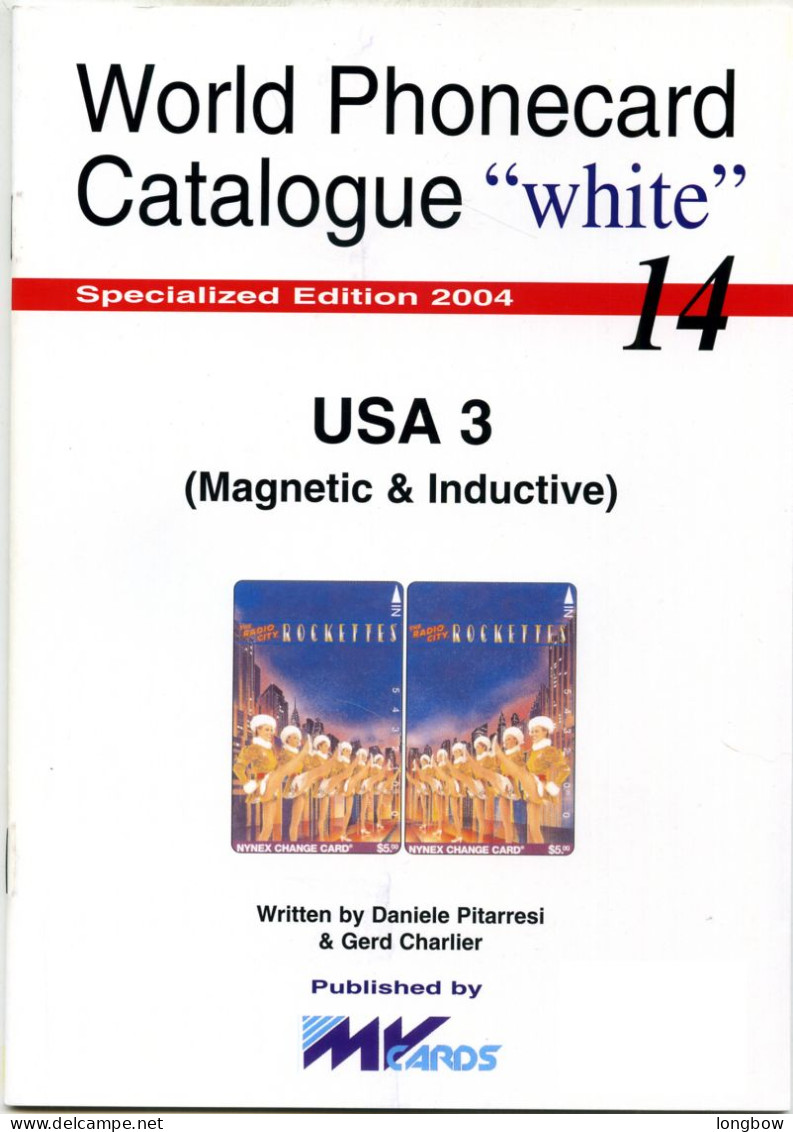 Word Phonecard Catalogue White N°14 - USA 3 - Libros & Cds