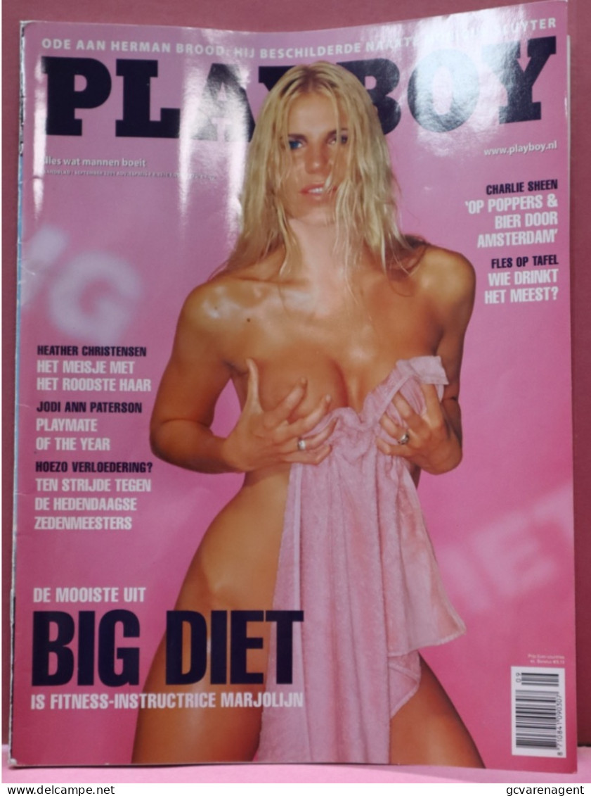 PLAYBOY  SEPTEMBER 2001       2 AFBEELDINGEN - Autres & Non Classés