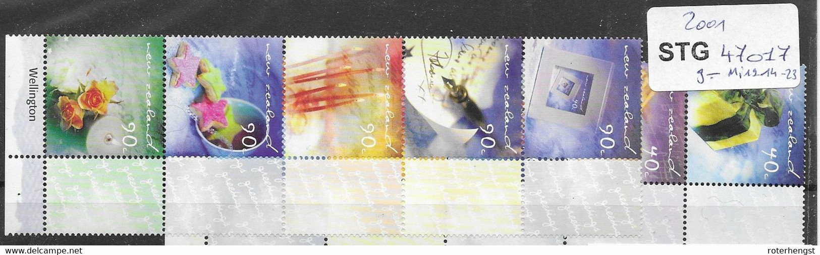 New Zealand Set Mnh ** 2001 9 Euros - Ungebraucht