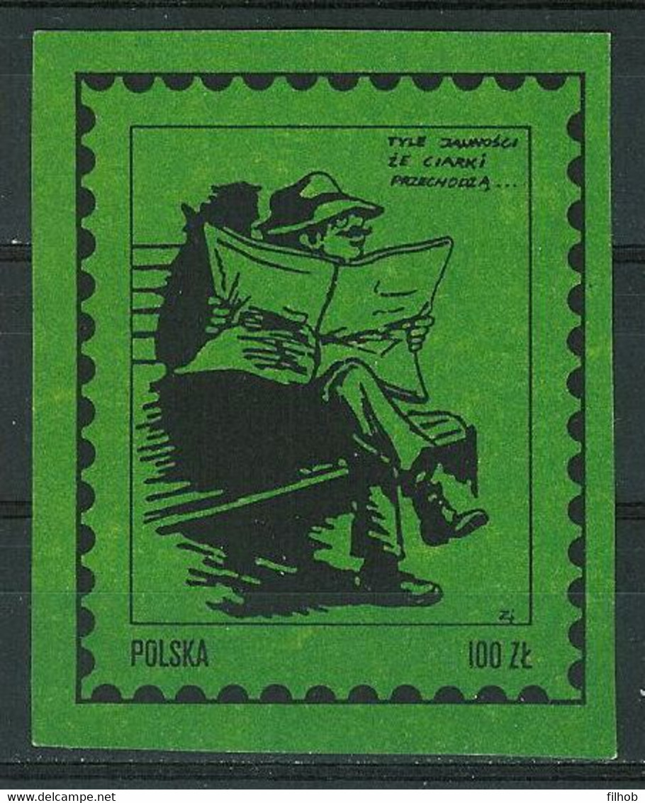 Poland SOLIDARITY (S097): Polska So Much Publicity (green) - Solidarnosc Labels