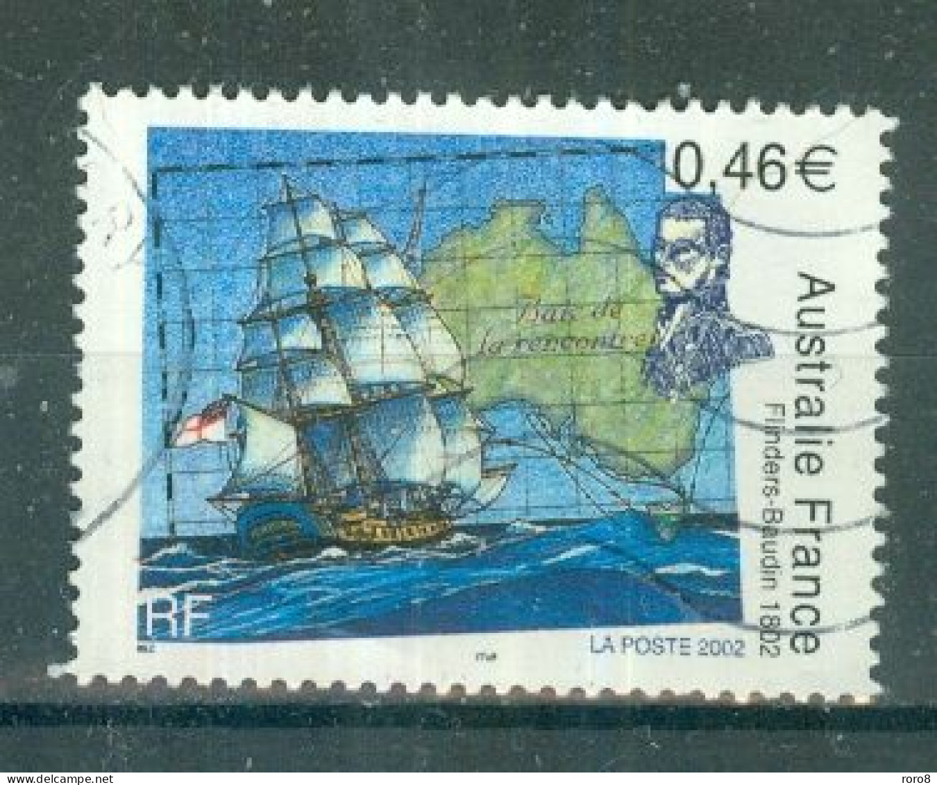 FRANCE - N°3476 Oblitéré - Bicentenaire De La Rencontre Des 2 Navigateurs Nicolas Baudin Et Matthew Flinders. - Used Stamps