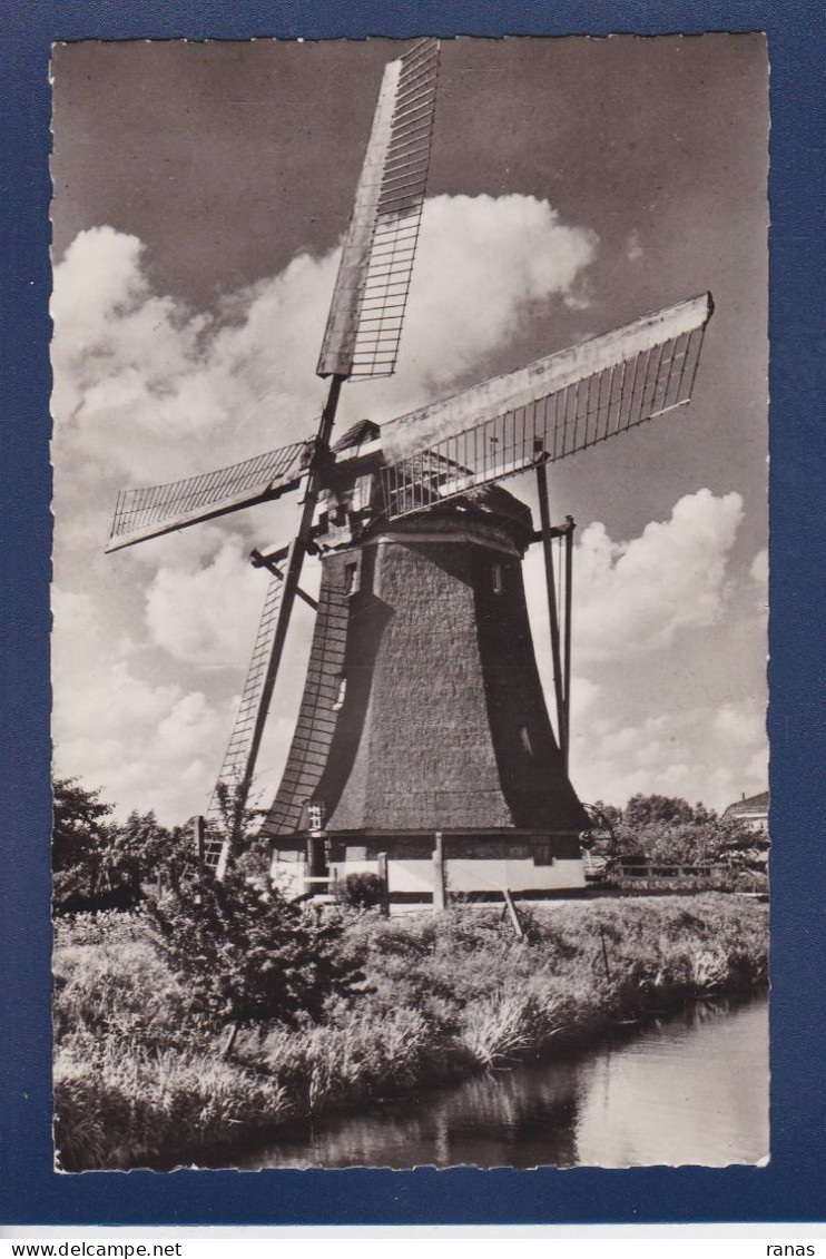 CPSM Moulin à Vent Non Circulée Voir Dos Hollande - Molinos De Viento