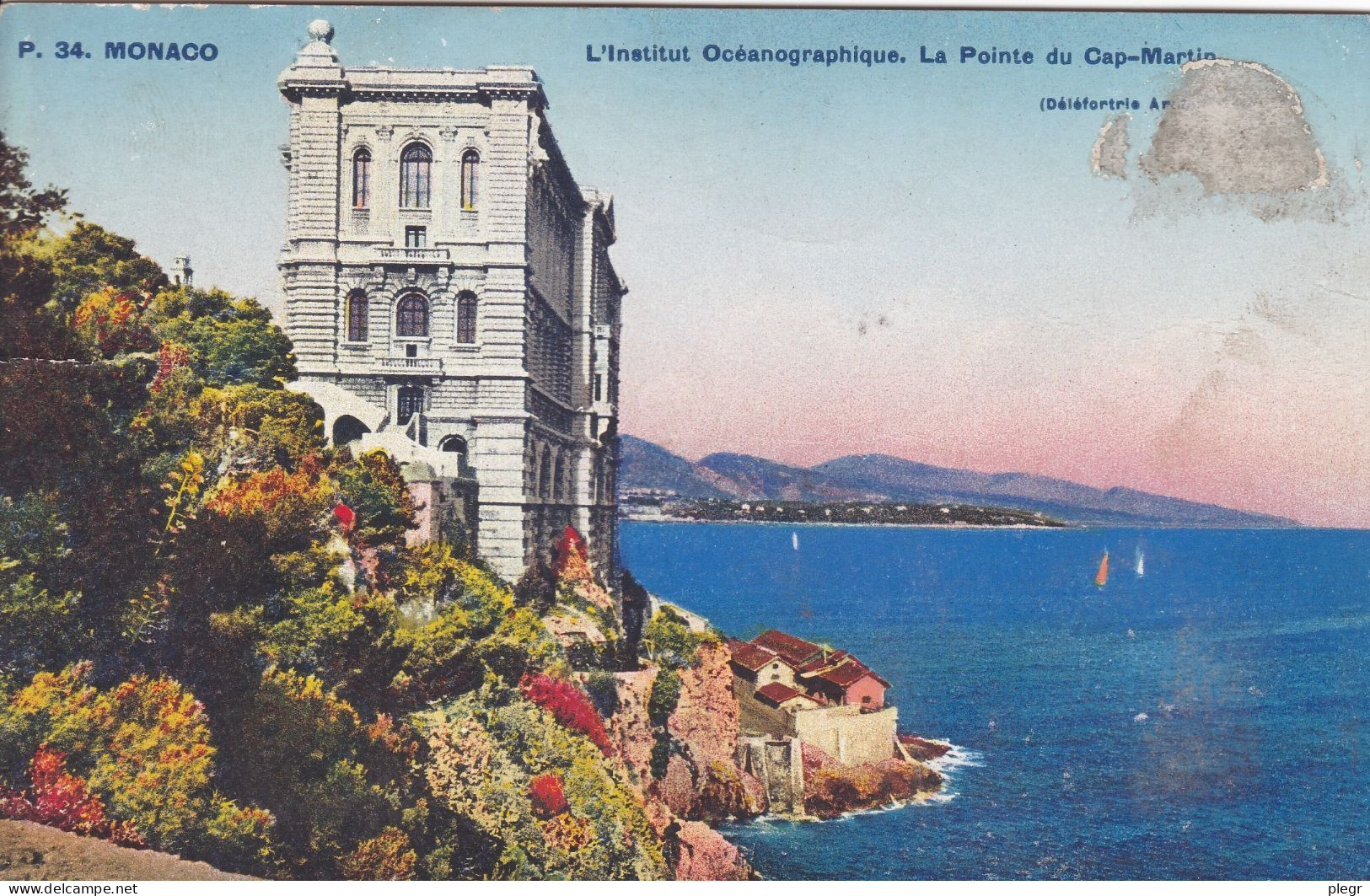 0-MCO06 01 00 - MONACO - MUSEE OCEANOGRAPHIQUE - LOT DE 6 CARTES - Musée Océanographique