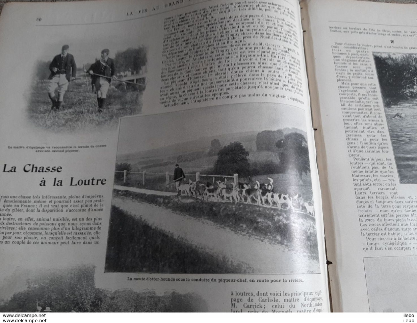 La Vie Au Grand Air 1899 Aux Arènes De La Barre Paris Tauromachie Corrida Chasse à La Loutre Tir De Dames - Sport