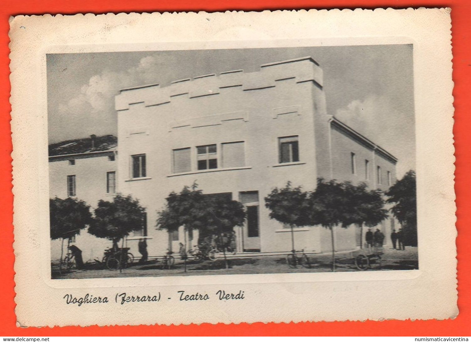 Ferrara Voghiera Teatro Verdi Viaggiata 1958 - Ferrara