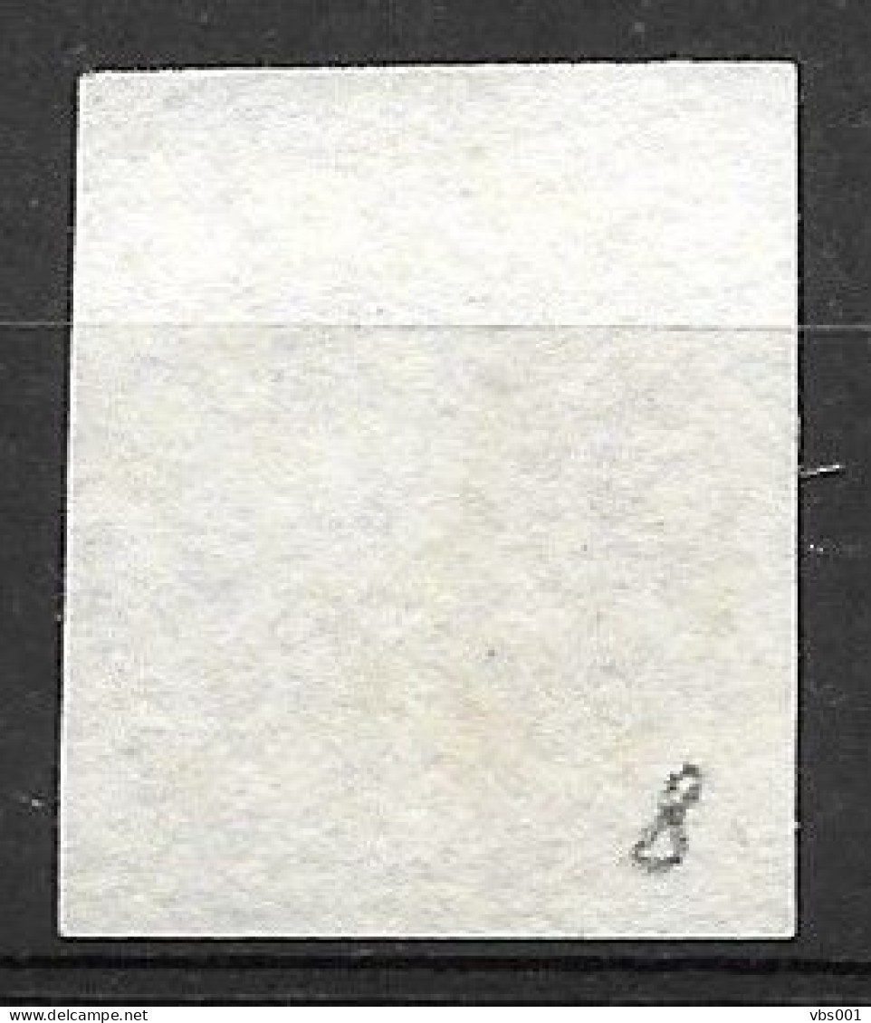 OBP8 Met 4 Randen En Met Balkstempel P134 Zele (zie Scans) - 1851-1857 Médaillons (6/8)
