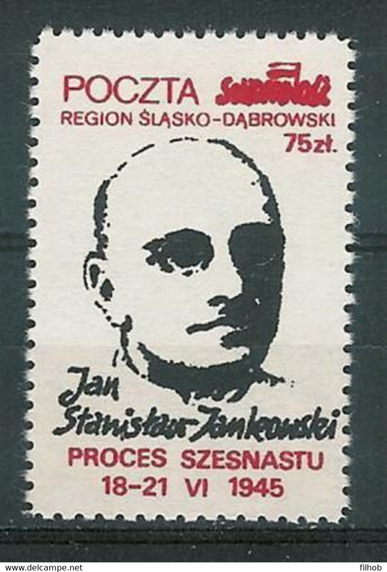 Poland SOLIDARITY (S621): Process Of Sixteen Jan Stanislaw Jankowski - Vignettes Solidarnosc