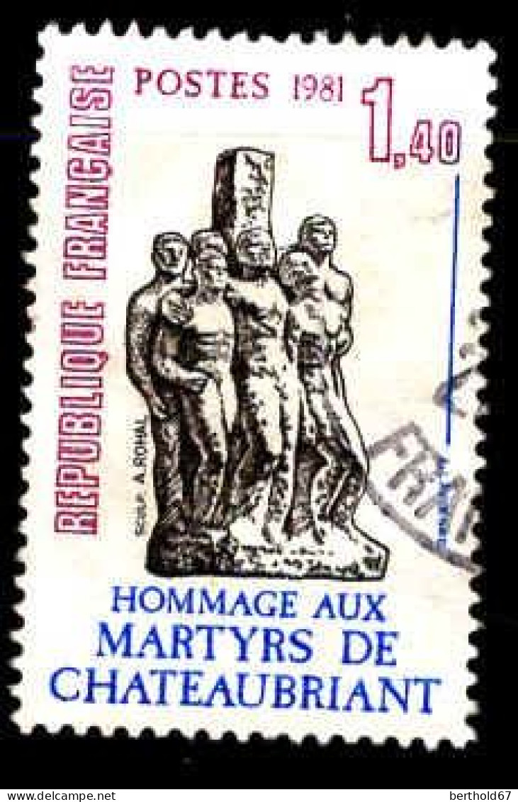 France Poste Obl Yv:2177 Mi:2297 Martyrs De Chateaubriand (Beau Cachet Rond) (Thème) - Monumenten