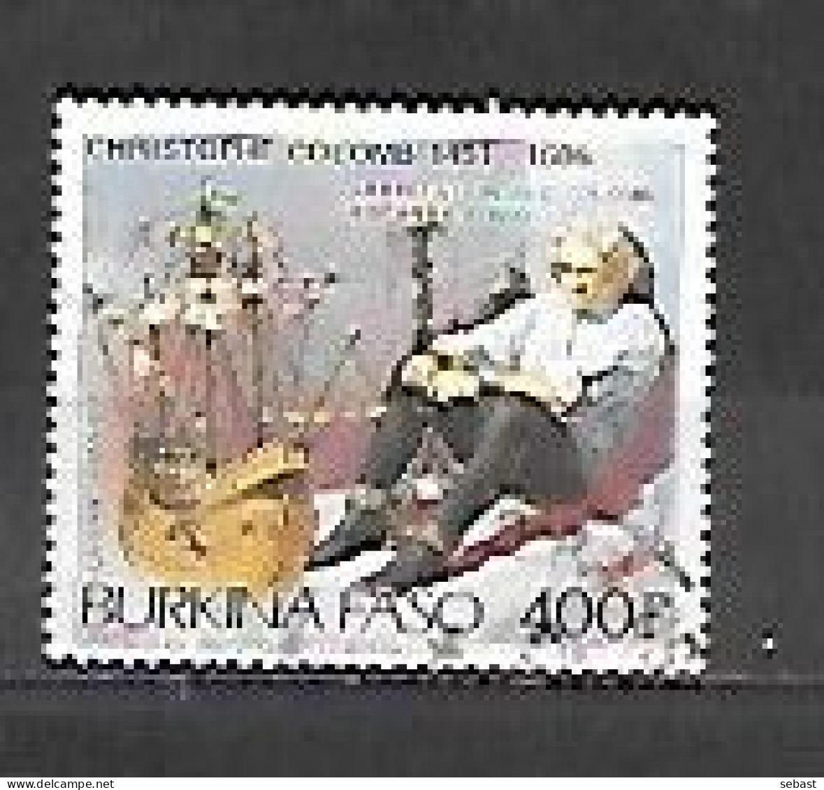 TIMBRE OBLITERE DU BURKIN AVEC CACHET POSTAL DE 1986 N° MICHEL 1089 - Burkina Faso (1984-...)