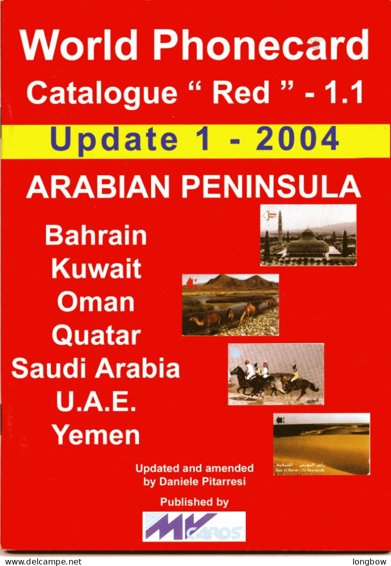 Word Phonecard Catalogue Red  N°1 - Arabian Peninsula - Livres & CDs