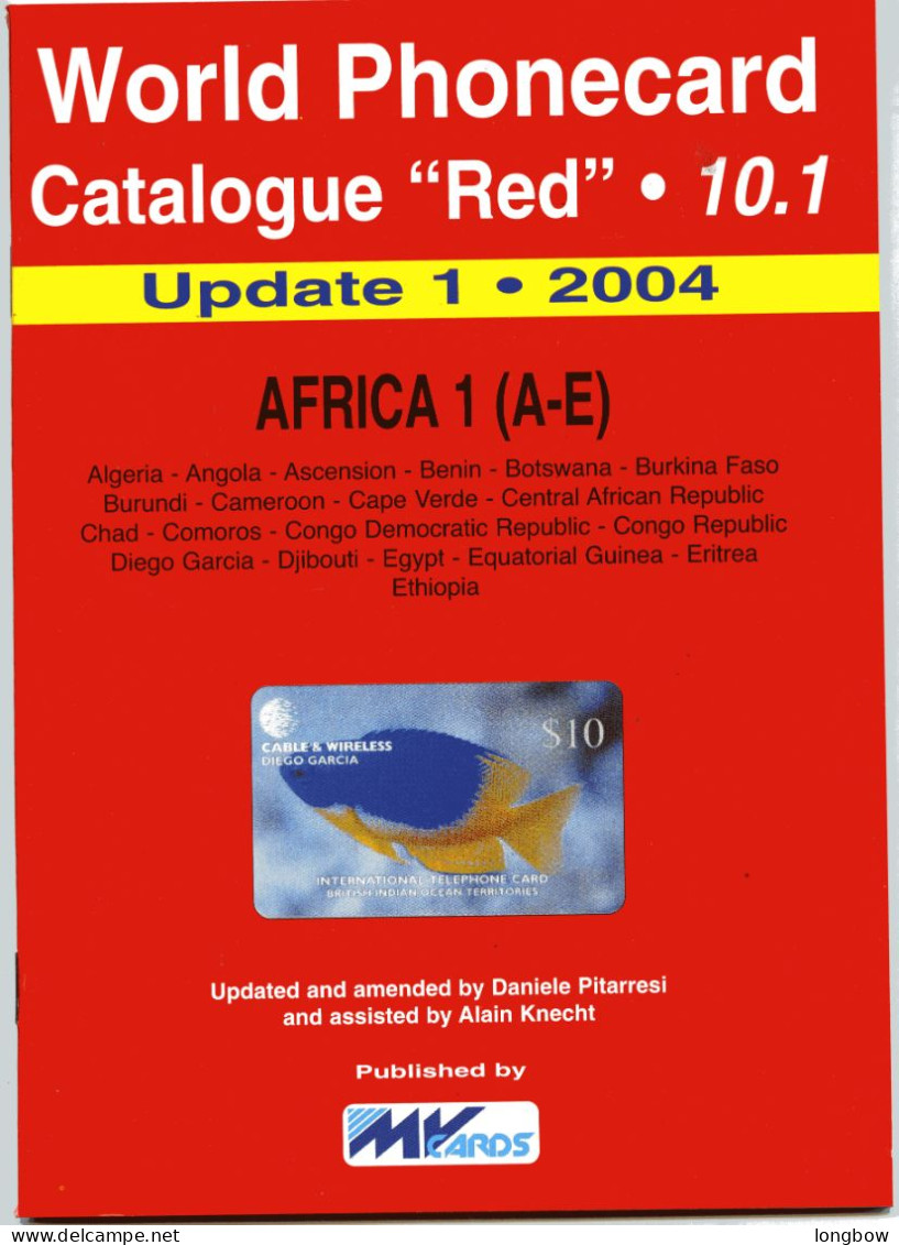 Word Phonecard Catalogue Red  N°10 - Africa 1 - Libri & Cd