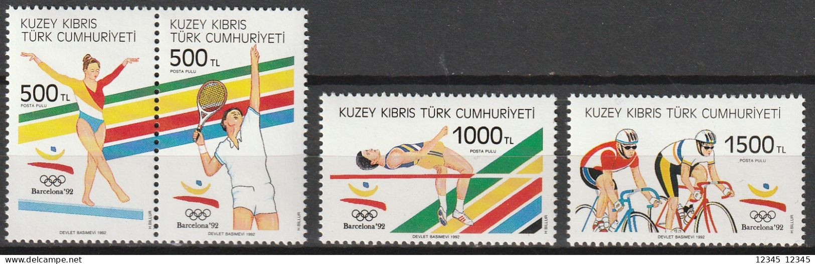Turks Cyprus 1992, Postfris MNH, Olympic Games - Neufs
