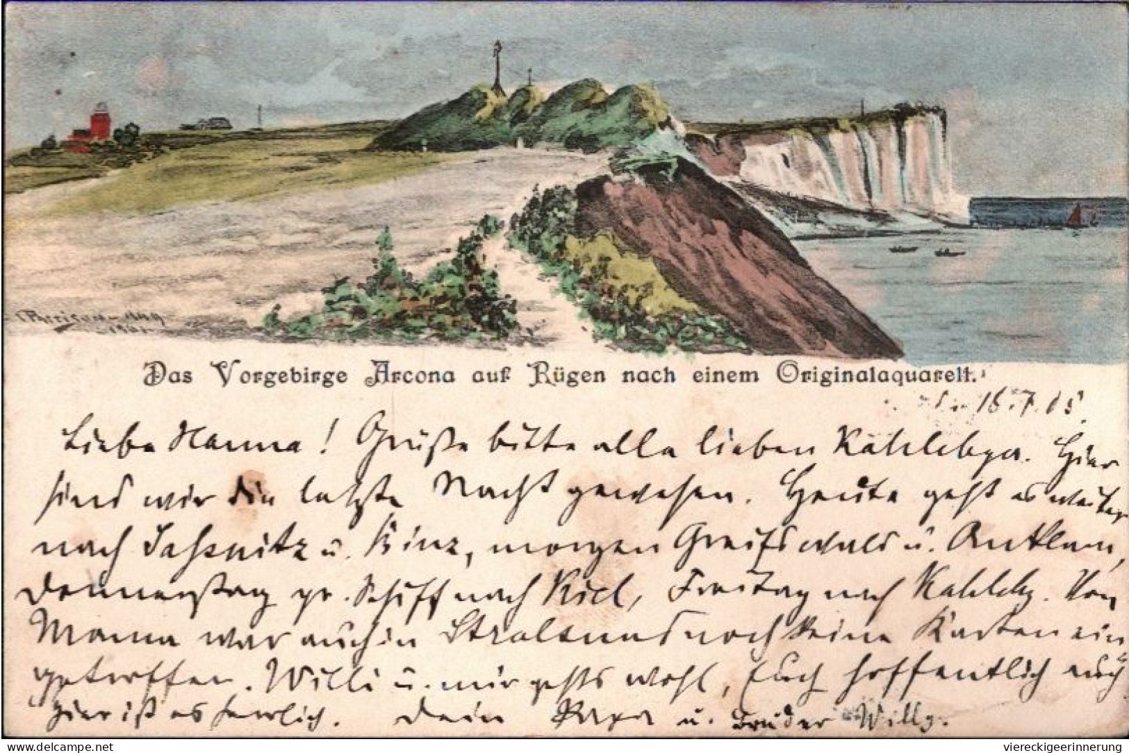 ! Alte Ansichtskarte Arkona, Insel Rügen, 1905, Verlag A. Fabian, Breslau - Rügen
