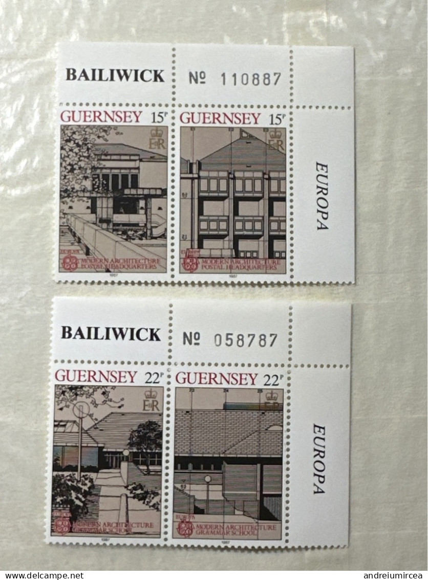 Guernsey 1987 MNHM - 1987